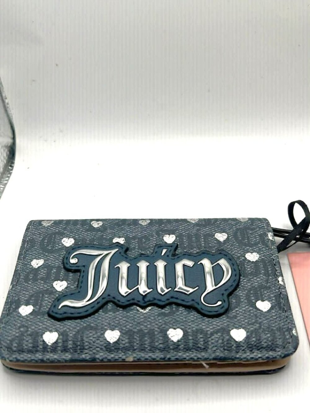 Juicy Couture Denim Look Heart Wallet – NWT